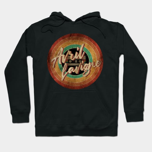 Avril Lavigne Vintage Circle Art Hoodie by antongg